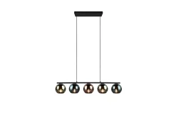 Trio Lighting Sheldon taklampe 5L E14 flerfarget